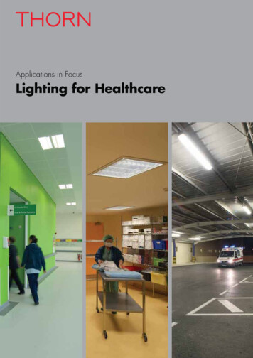 Applications In Focus Lighting For Healthcare
