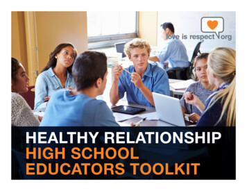 HEALTHY RELATIONSHIP HIGH SCHOOL . - Love Is Respect