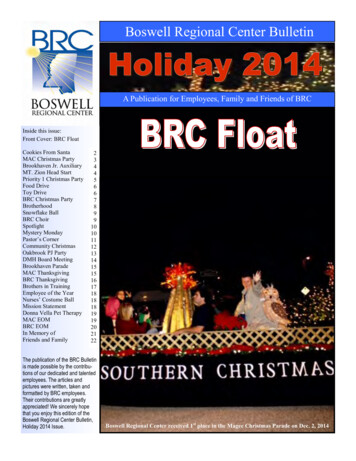 Boswell Regional Center Bulletin - Mississippi