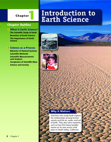 Earth Science SE - SharpSchool