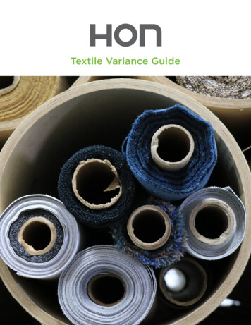 Textile Variance Guide - Cloudinary