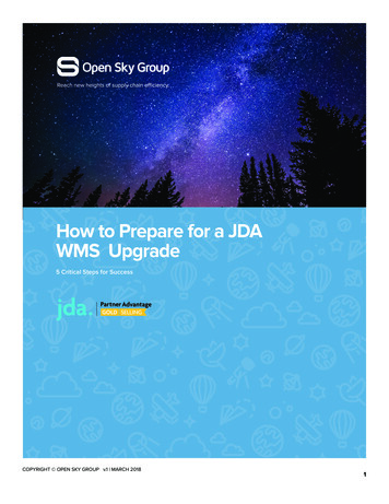 How To Prepare For A JDA WMS Upgrade