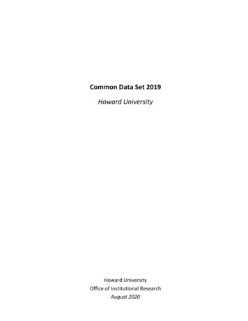 Common Data Set 2019 - Excellence In Truth And Service