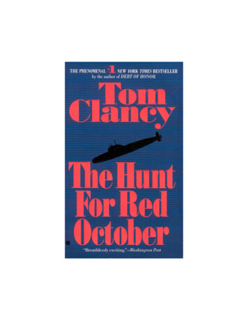 The Hunt For Red October - Running After My Hat