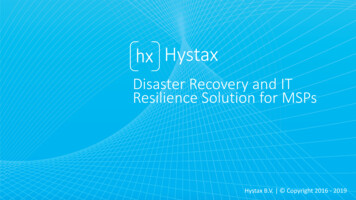 Hystax Acura Disaster Recovery