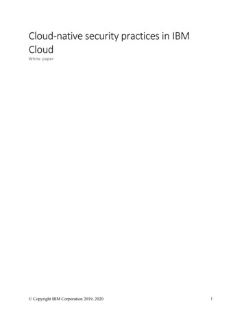 Cloud-native Security Practices In IBM Cloud