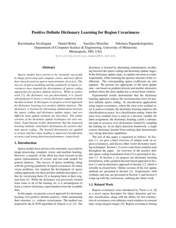 Positive Deﬁnite Dictionary Learning For Region Covariances