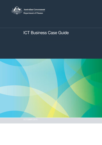 ICT Business Case Guide - Department Of Finance