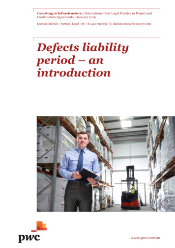 Defects Liability Period An Introduction - PwC