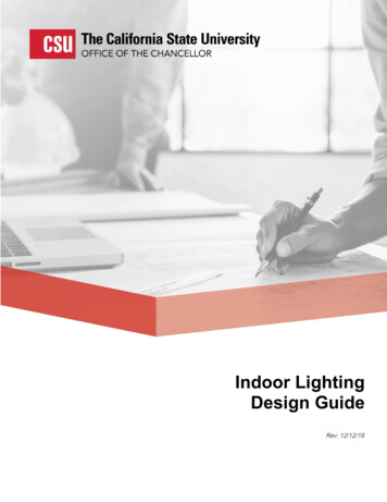 Indoor Lighting Design Guide - California State 