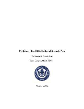 Preliminary Feasibility Study And Strategic Plan