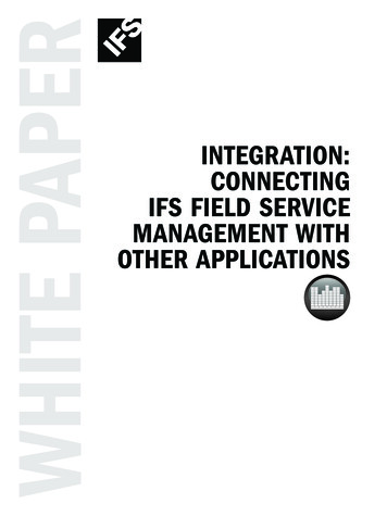 Integrating With Field Service Management