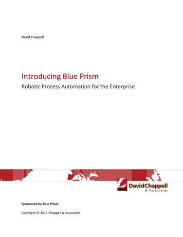Introducing Blue Prism - David Chappell