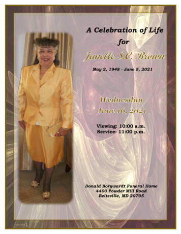 A Celebration Of Life For