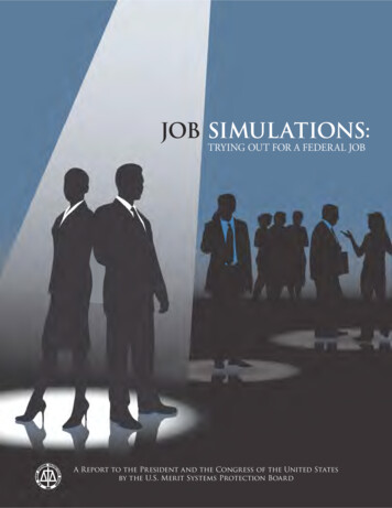 Job Simulations: Trying Out For A Federal Job