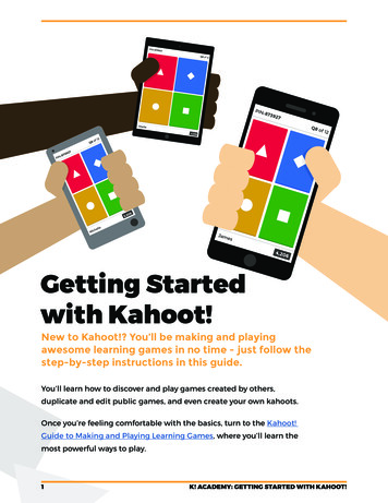 Getting Started With Kahoot!