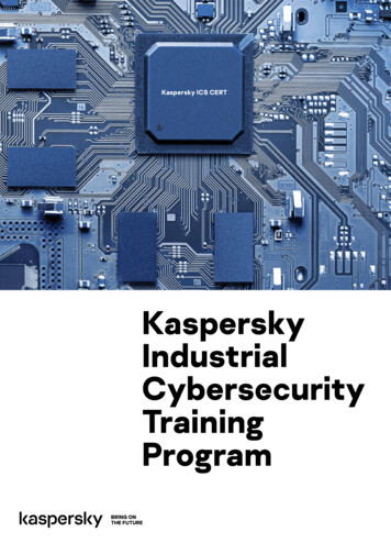 Cybersecurity Training Program - Kaspersky
