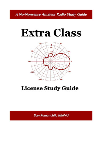 No Nonsense Extra Class License Study Guide