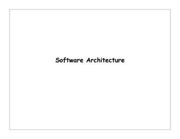 Software Architecture - William & Mary