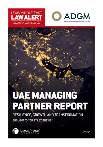 UAE MANAGING PARTNER REPORT - Afridi & Angell