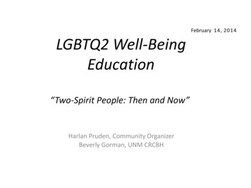 LGBTQ2 Well-Being Education