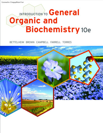 Introduction To General, Organic And Biochemistry, 10th Ed.