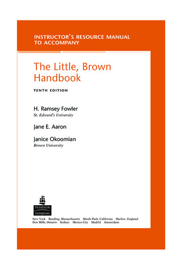 The Little, Brown Handbook - Sina Hazratpour