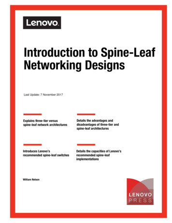 Introduction To Spine-Leaf Networking Designs