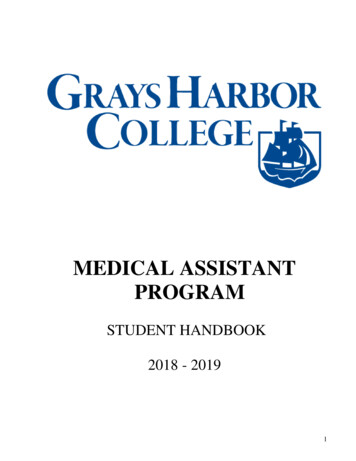 MEDICAL ASSISTANT PROGRAM - Grays Harbor College