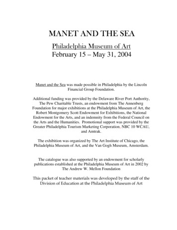 MANET AND THE SEA - Philamuseum 