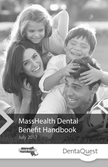 MassHealth Dental Benefit Handbook - Massachusetts