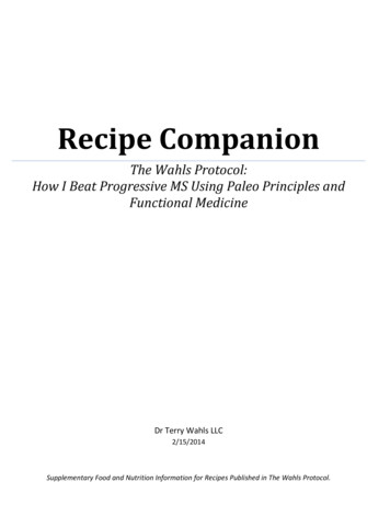 Recipe Companion - Terry Wahls