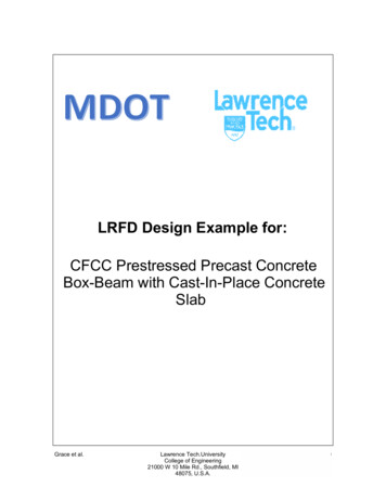 LRFD Design Example For - Michigan