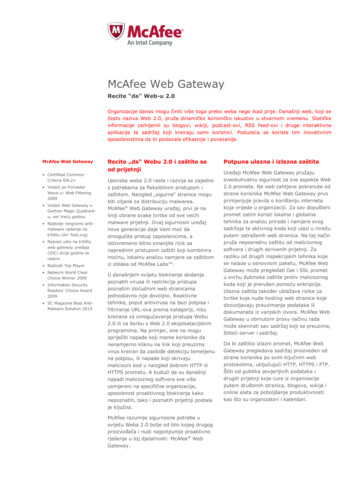 McAfee Web Gateway - Lunaria