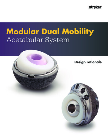 Modular Dual Mobility Acetabular System