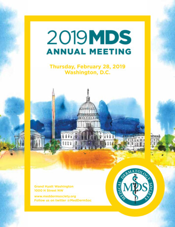 2019MDS - Medical Dermatology Society - MDS