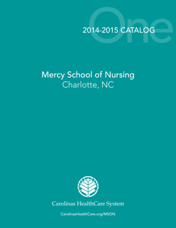 Mercy School Of Nursing Student Catalog - Atrium Health