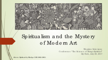 Spiritualism And The Mystery Of Modern Art