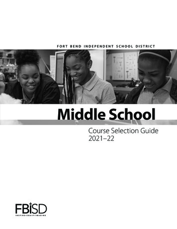 Middle School - Fort Bend ISD