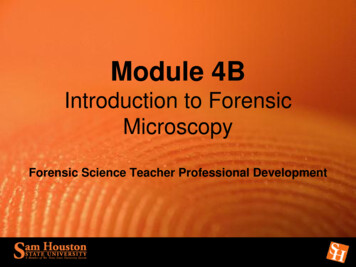 Introduction To Forensic Microscopy - Forensic Science