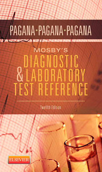 Mosby’s Diagnostic And Laboratory Test Reference 12th Ed