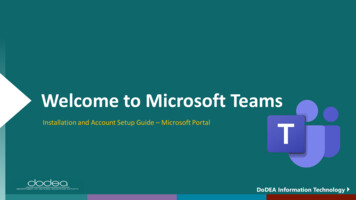 Welcome To Microsoft Teams - DoDEA