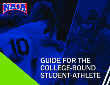 GUIDE FOR THE COLLEGE-BOUND STUDENT-ATHLETE