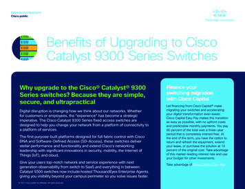 Benefits Of Upgrading To Cisco Catalyst 9300 Series Switches . - CompTek
