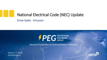 National Electrical Code (NEC) Update
