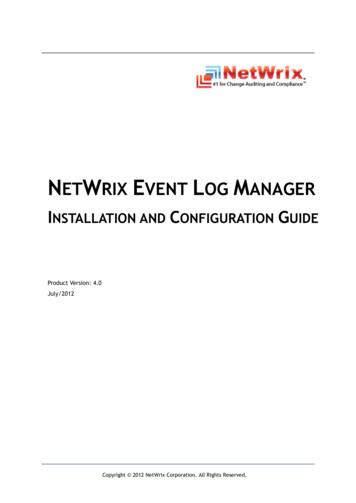 N Wrix Event Log Manager