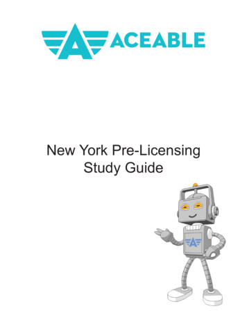 New York Pre-License Study Guide