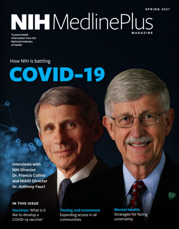 NIH MedlinePlus Magazine Spring 2021