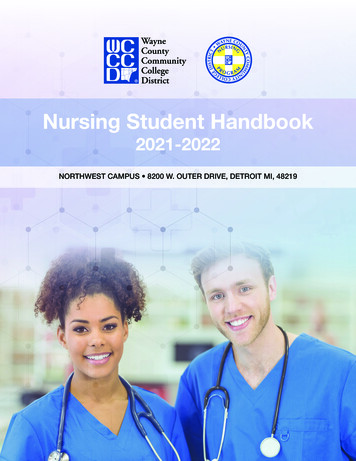 Nursing Student Handbook - Wayne County Community College District