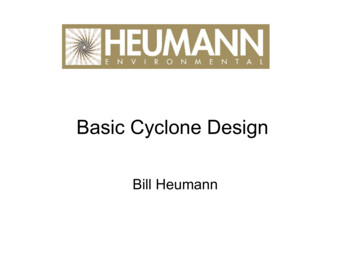 Basic Cyclone Design - ASME Met Section